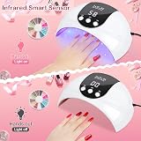 LKE UV LED Gel Nail Lamp Curing Lights for Nail Polish Drying view 5