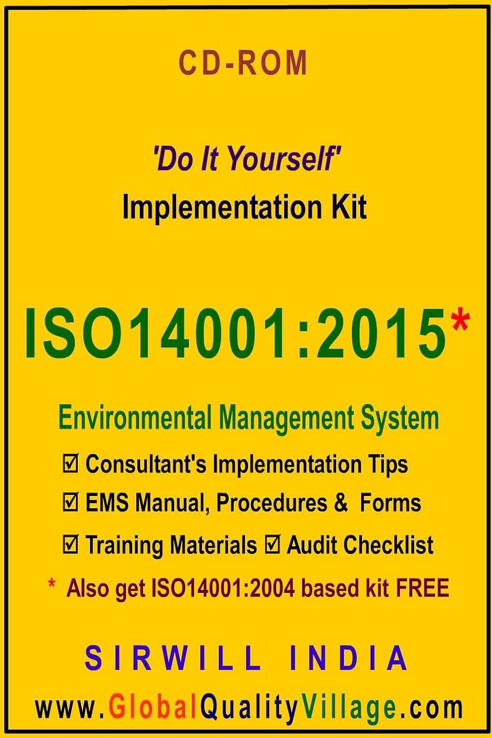 Iso 14001 2015 Implementation Kit Manual Procedures Forms Etc