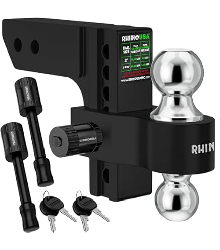 GEN-Y GH-13003X Phantom-X 3 Position Adjustable Drop Hitch - 4.5" Drop, 2" Receiver, 7,000 LB Capacity