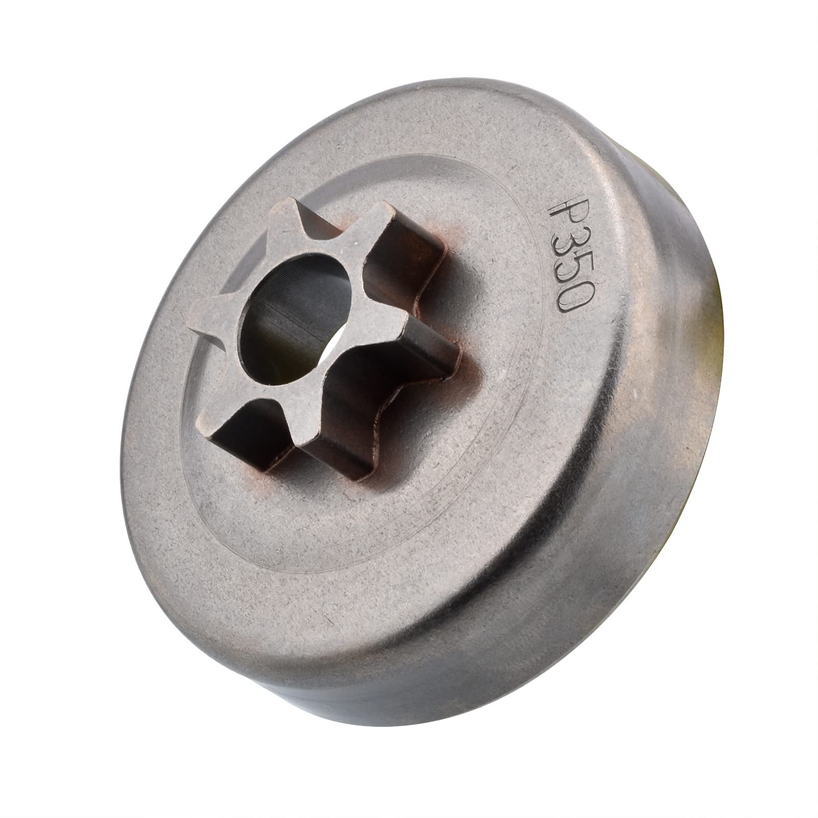 Cancanle 6T 3/8 Pitch Clutch Drum Sprocket for Partner 350 351 352 370 371 390 420 Chainsaw One-Body Type 6 Tooth 3/8 Pitch