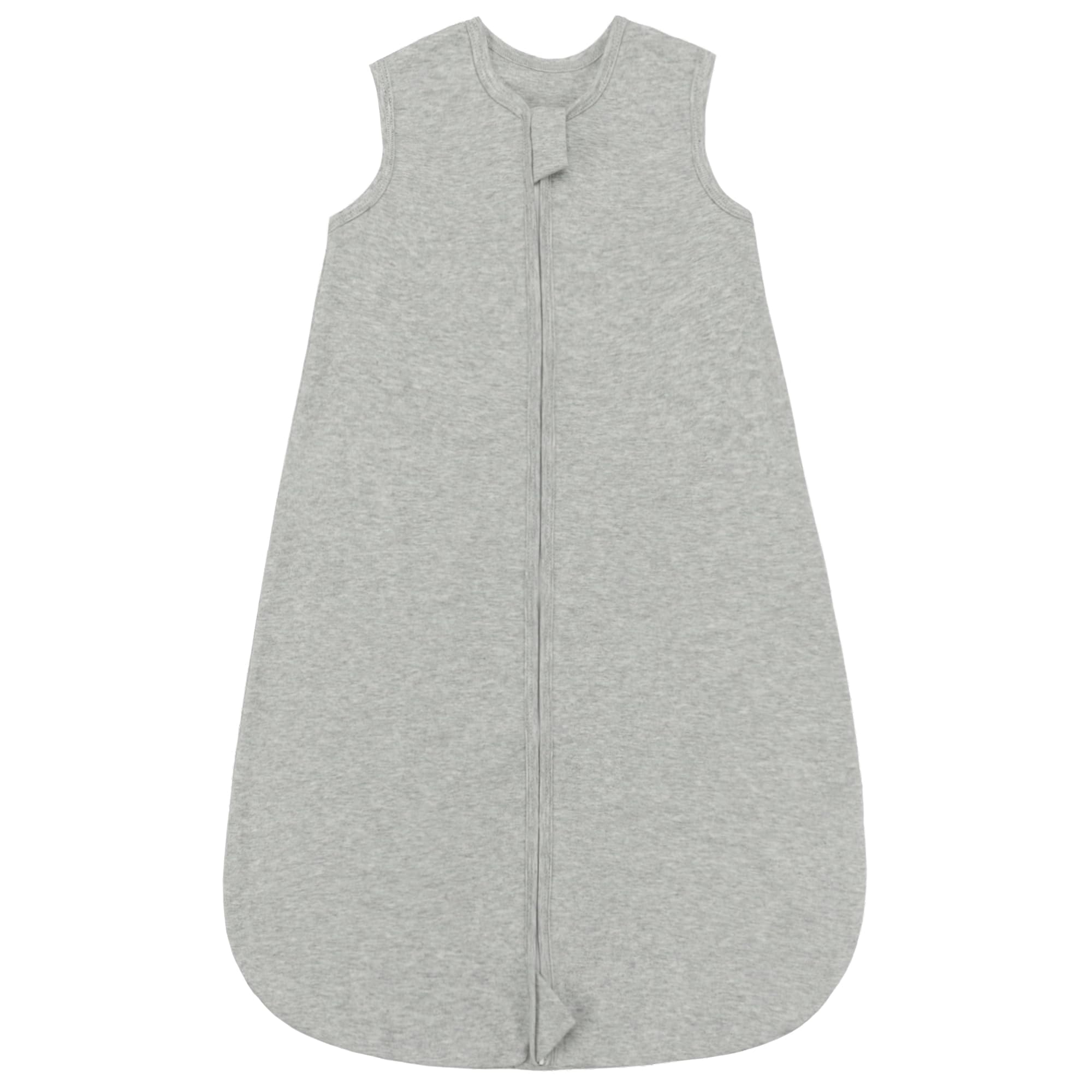 ZIGJOY 0.5 Tog Baby Sleeping Bag 100% Cotton Baby Wearable Blanket Toddler Sleep Sack Summer Sleeping Bags 6-12 Months, Grey