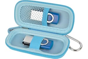 USB Flash Drive Case, SD Card Holder Compatible with Thumb Drive, Memory Cards, SDXC SDHC Storage Bag, Electronic Accessories