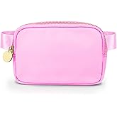 DANCOUR Pink Fanny Pack for Women – Stylish Crossbody Belt Bag, Compact Travel Waist Bag, Everyday Mini Bag, Trendy Fashion Fanny Pack, Lightweight Crossbody for On-the-Go