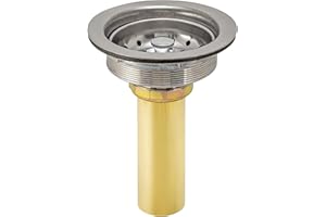 EZ-FLO 30008 Sink Strainer with 1-1/2" x 4" Brass Tailpiece, Stainless Steel