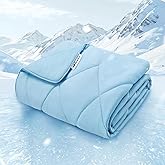 Luciphia Premium Cooling Dog Blanket for Small Medium Dogs Q-max>0.4 Washable Self-Cooling Cat Pet Mat Puppy Breathble Calming Throw for Beds Couches (Blue,29x40 inches)