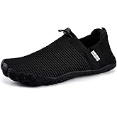 WateLves Water Shoes Womens Mens - Comfortable Lightweight Striped Pattern Barefoot Shoes for Beach Swim Pool Yoga Boating Water Aerobics