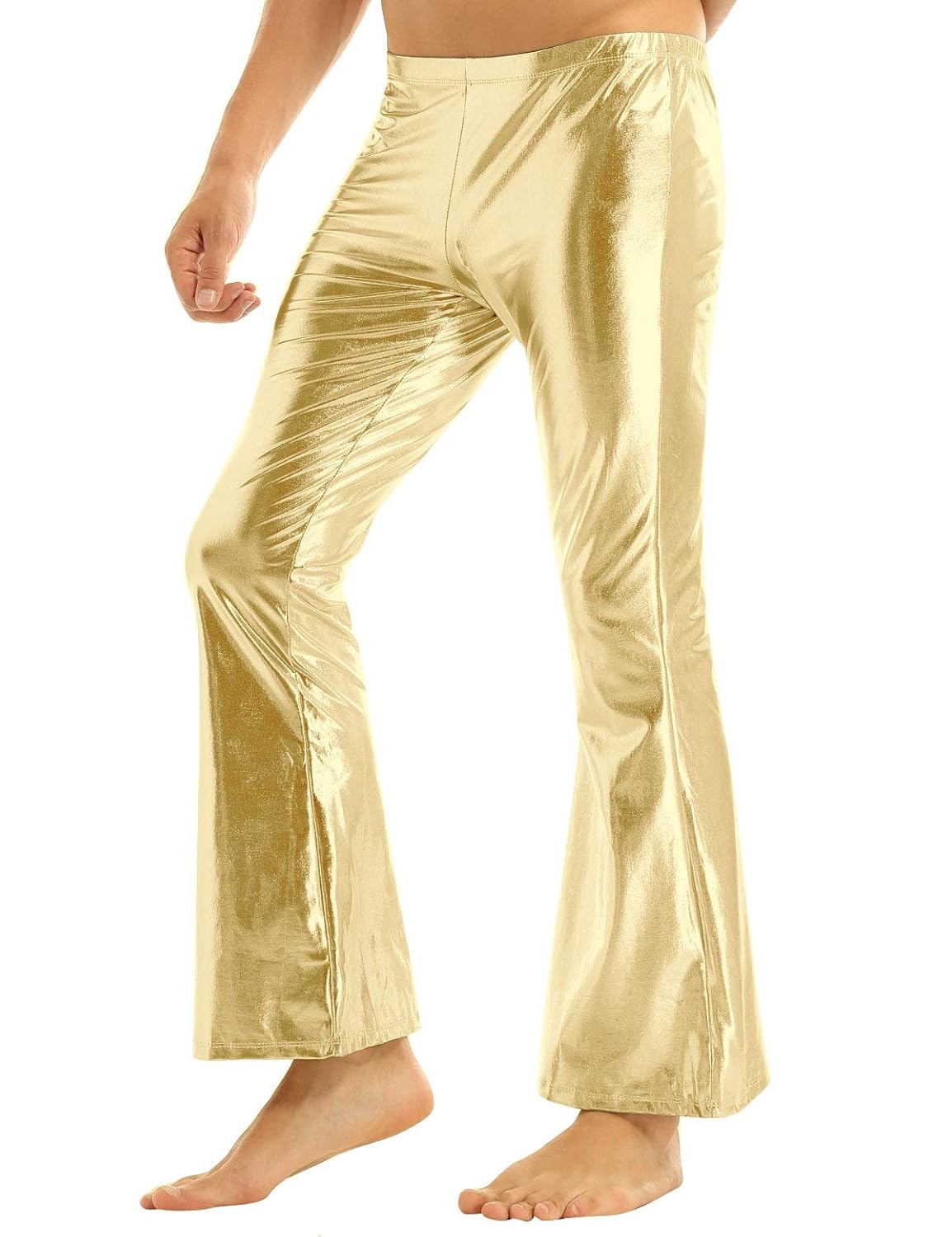 pvc flared trousers