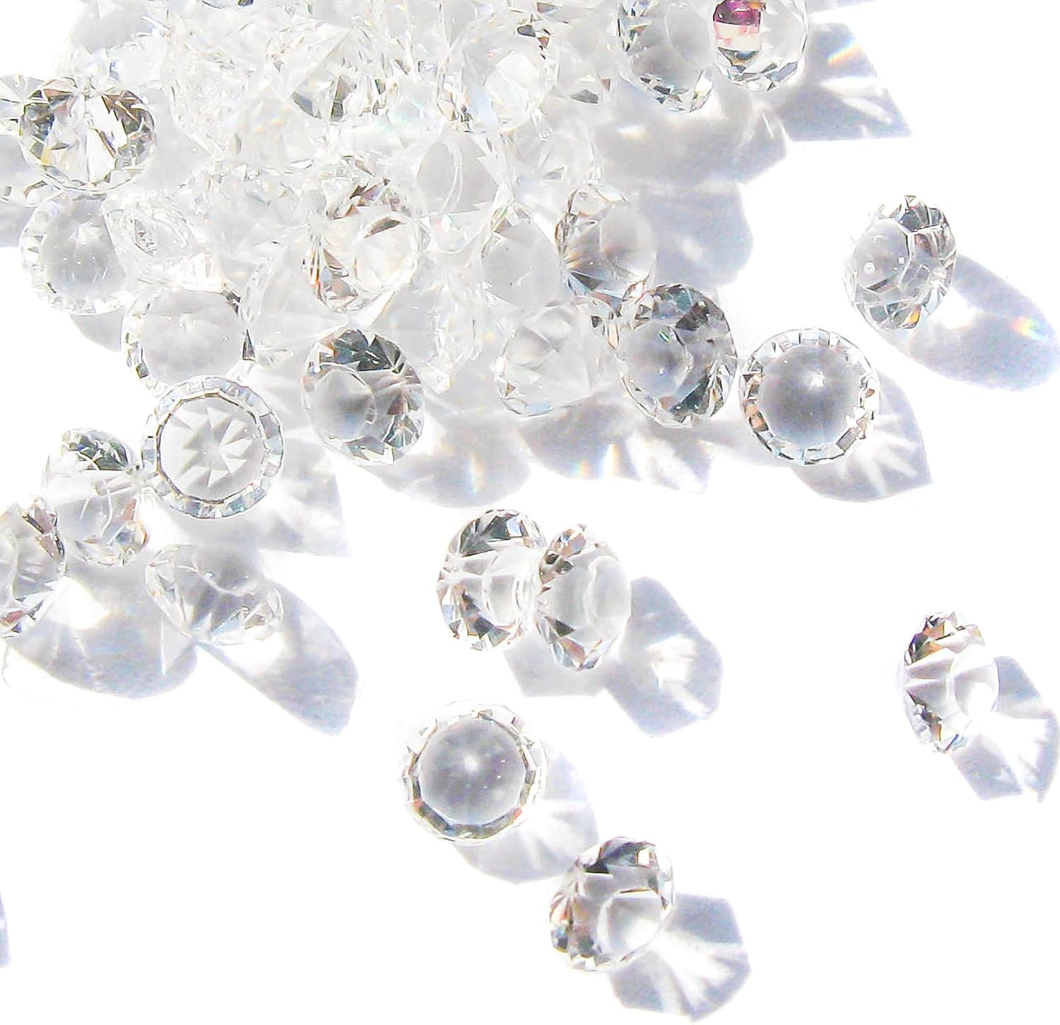 TOAOB 5000 Pieces Clear Table Scatter Crystals Acrylic Diamonds Rhinestones 4.5mm for Table Decorations Wedding Decoration Bridal Shower Decoration