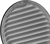 EUROPLAST Aluminium Round Air Vent Grille Cover 160mm Insect Mesh view 3