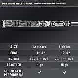 CHAMPKEY Premium Hybrid Golf Grips 13 Pack All Weather Brushed Cotton view 6