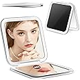 MIYADIVA Compact Mirror, 30X Magnifying Mirror, Pocket Mirror for Purse, Travel Makeup Mirror with 30X/1X Magnification, Trav