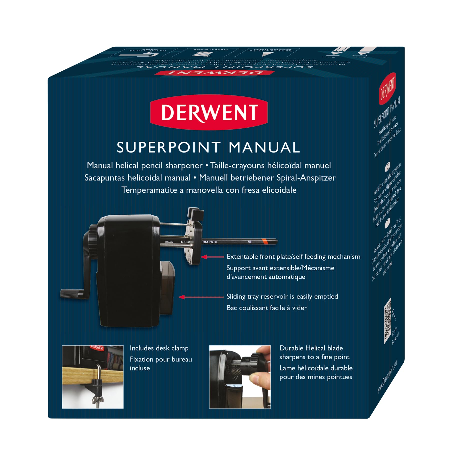Derwent Super Point Manual Helical Pencil Sharpener (2302001)
