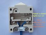 SFTlite Black Surface Push to Break Door Light Switch 2A 250V Cupboard Cabinet view 6