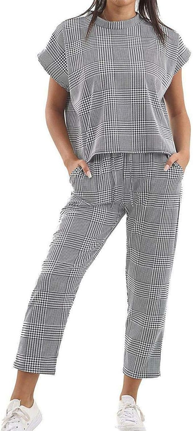 checkered tracksuit
