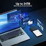 FIDECO USB 3.0 to SATA/IDE Adapter 2.5/3.5 HDD Reader with 12V Power, view 4