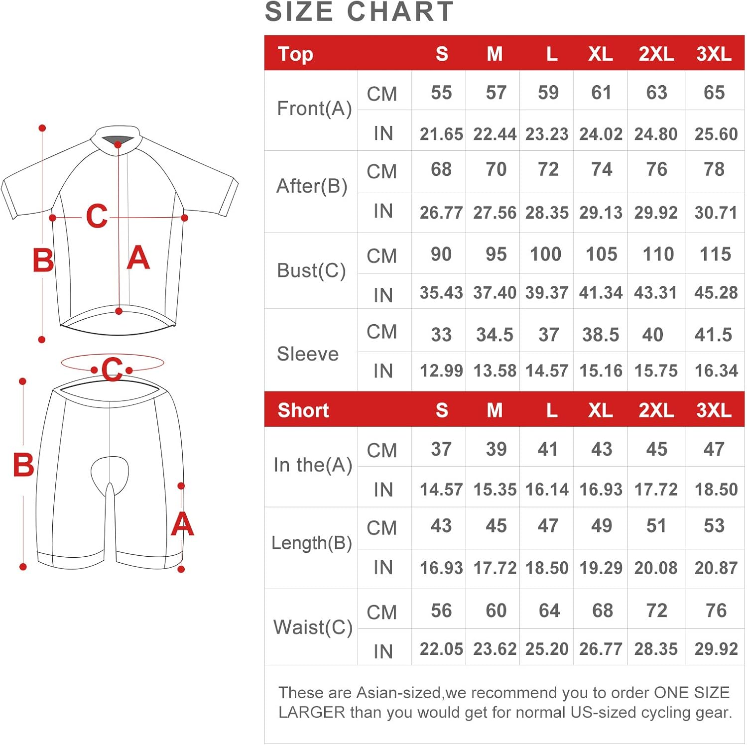 Cycling Jersey Set Bike Biking Outdoor Sports Clothing Short Sleeve Shirt Jersey and Shorts Pants Bicycle: Clothing