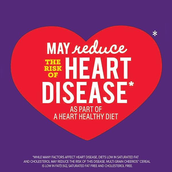 MULTI GRAIN CHEERIOS, HEART HEALTHY BREAKFAST CEREAL, LARGE SIZE, 12 OZ