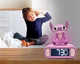 Lexibook Disney Stitch Angel Night Light Alarm Clock RL800D1 Pink view 8