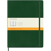 Moleskine Classic Notebook, Soft Cover, XL (7.5" x 9.5") Ruled/Lined, Myrtle Green, 192 Pages