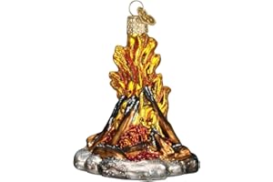 Old World Christmas Ornaments: Campfire Glass Blown Ornaments for Christmas Tree (44057)