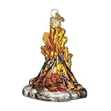 Old World Christmas Ornaments: Campfire Glass Blown