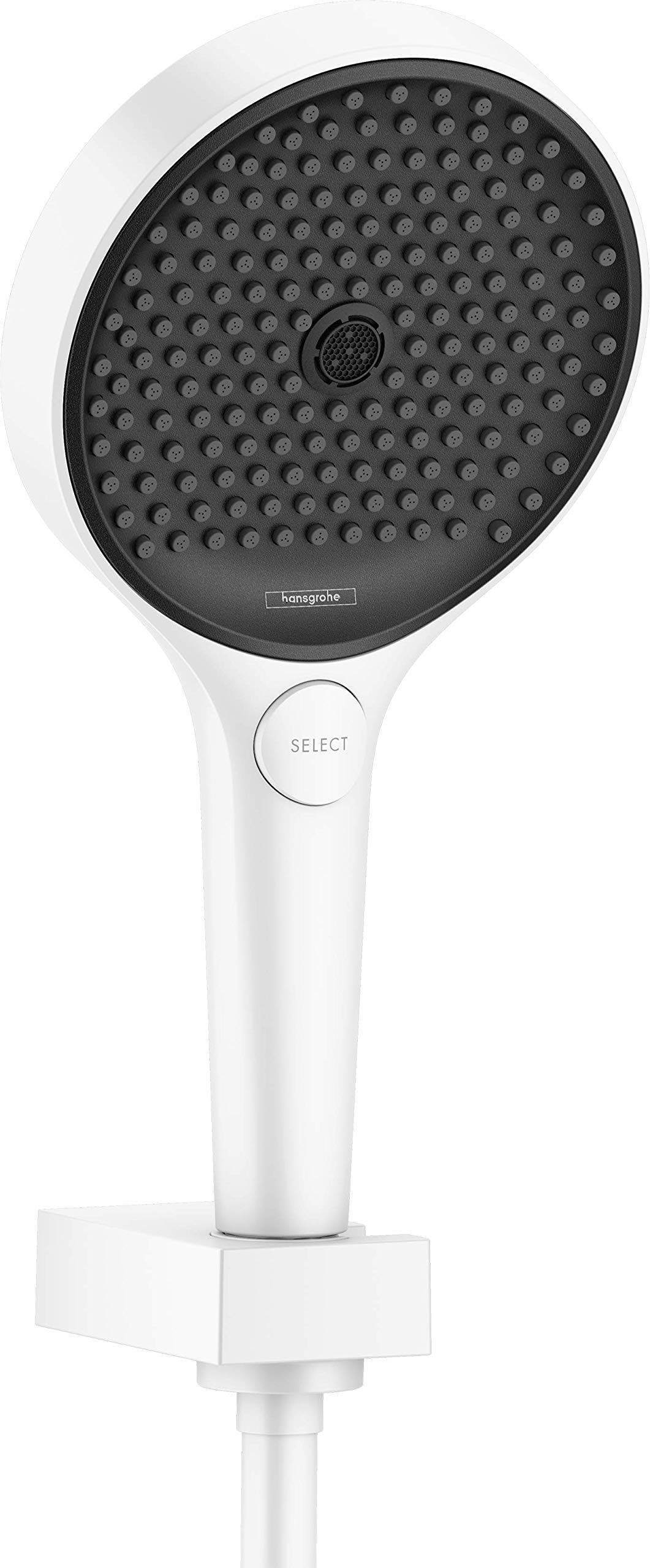 hansgrohe 26851700 Rainfinity Hand Shower Set 130, 3 Sprays with Shower Hose 1.60 m, Matt White