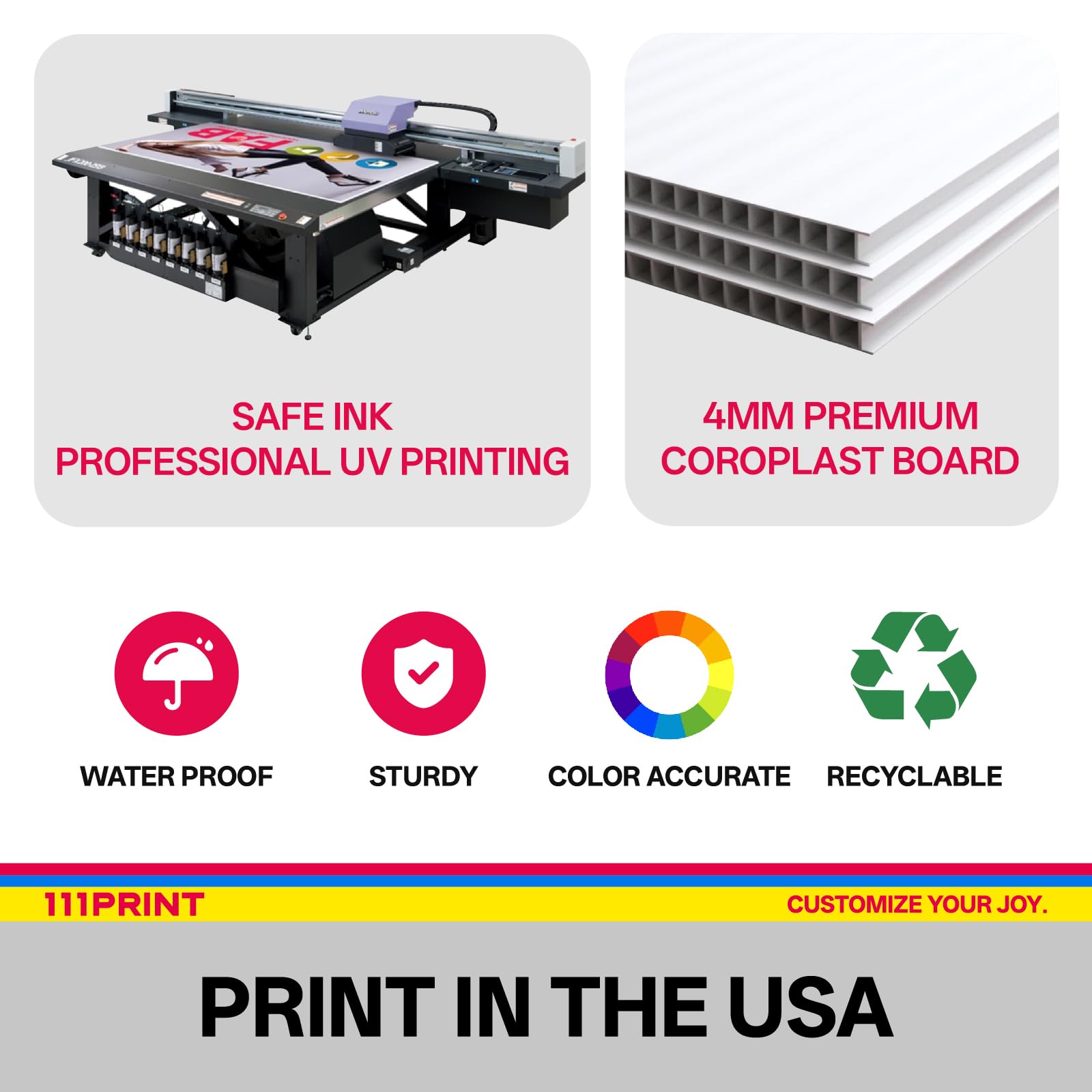 111PRINT Custom Life Size Cardboard Cutout, Personalized Photo Standup, High Resolution Print, Decor for Weddings, Birthdays, Graduations & Events, 1-8 FT to Choose, Upload Your Photo