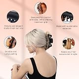 Kitsch 5 Inch Large Claw Clips Thick Hair Matte Black & Tortoise 2 Pack view 3