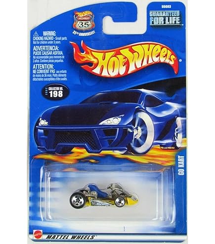 Amazon.com: Hot Wheels Go Kart 2008 All Stars Orange 22/36