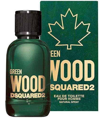 Amazon.com : Dsquared2 Green Wood Men 3.4oz EDT Spray, 5.0oz Bath