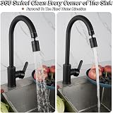 LUBEKAS Kitchen Tap Spray Head 360° Swivel 2-Mode Replacement Aerator view 2