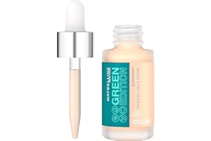 Maybelline Green Edition Superdrop Tinted Oil Base Makeup, Adjustable Natural Coverage Foundation Formulated With Jojoba & Marula Oil, 30, 1 Count