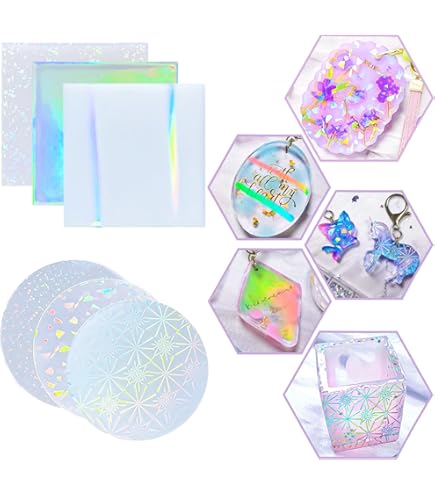 Holographic Silicone Molds For Epoxy Resin - Hummingbird Keychain And Jewelry Making