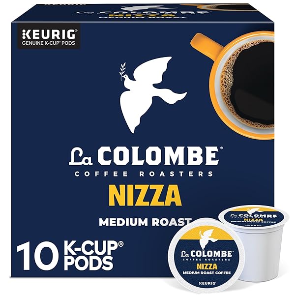 LA COLOMBE® COFFEE ROASTERS NIZZA MEDIUM ROAST COFFEE, SINGLE SERVE KEURIG® K-CUP® PODS, 10-COUNT BOX