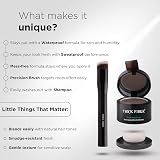 THICK FIBER Root Touch Up Powder Medium Brown with Brush & Mirror view 7
