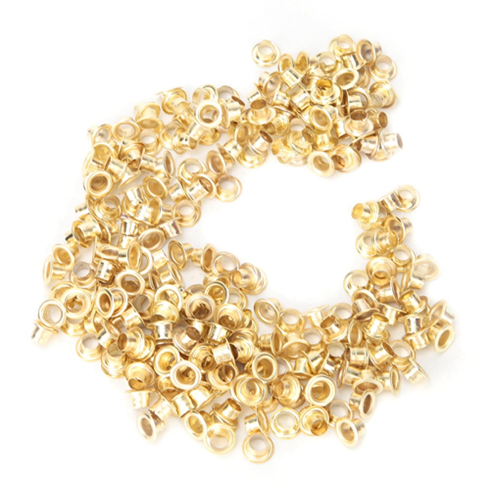 Metal Grommets Eyelets Kit,Metal Eyelet Set Sturdy Grommet Binding Metal Retainer Single Hole Slot Paper Card Puncher for Hole Slot Puncher, Binding documents