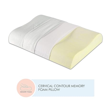 The White Willow Cervical Orthopedic Memory Foam Small Contour