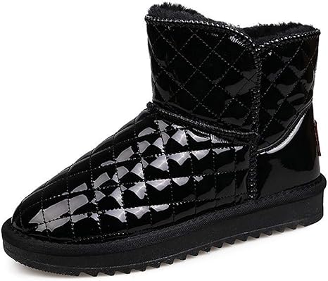 Amazon Co Jp Huoguoshu スノーブーツ ショート スノー ブーツ 秋と冬の新しいスノーブーツレディースファー ワンピースショートブーツとベルベットの厚底滑り止めコットンシューズ 防寒 アウトドア 滑り止め 裏ボア加工 保暖 通気 雪用ブーツ 冬靴 カジュアル