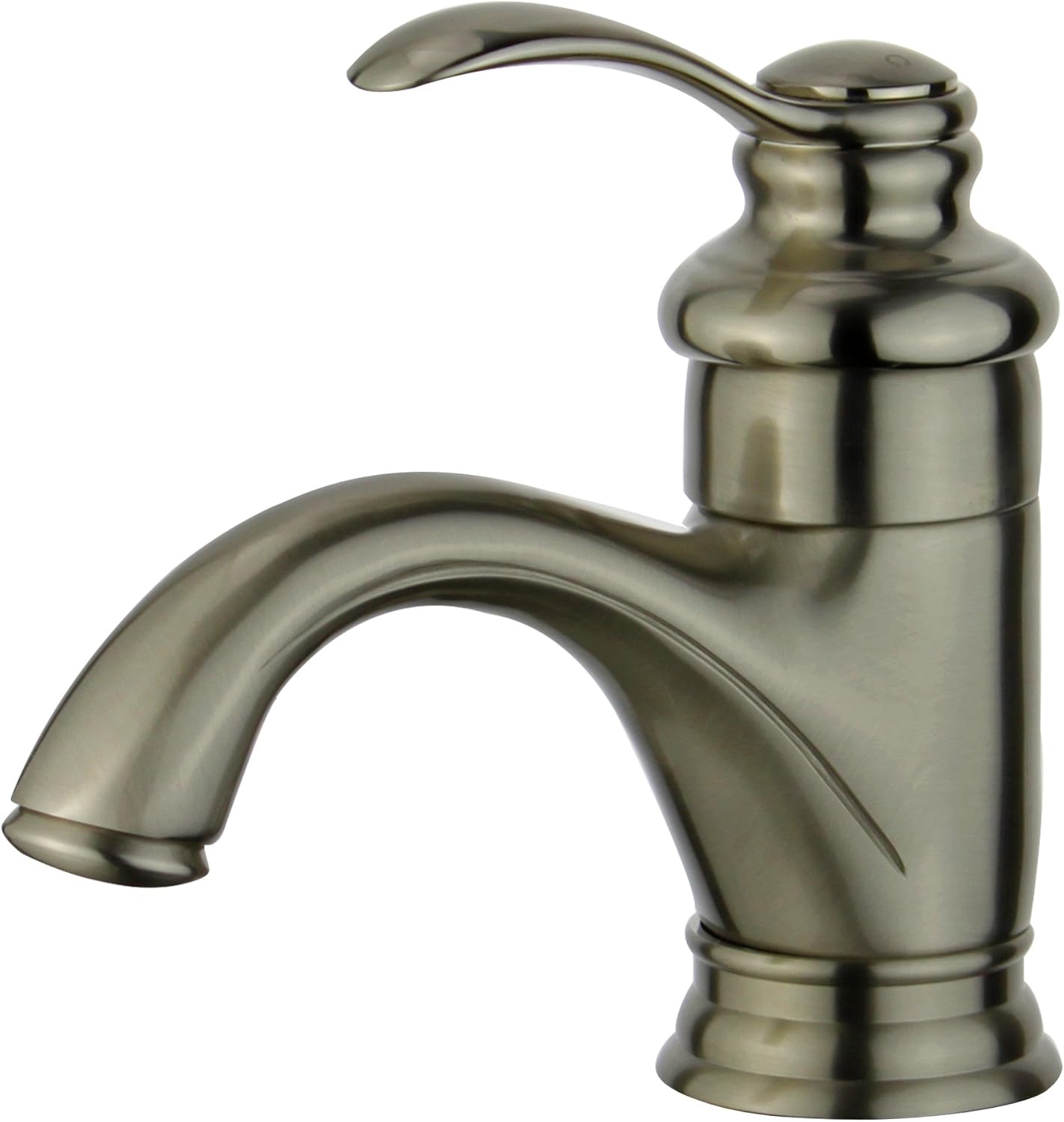 Bellaterra Home 10118a1 Bn Barcelona Single Handle Bathroom Vanity Faucet In Brushed Nickel Amazon Com