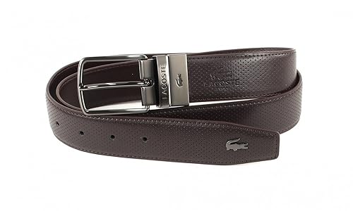 LACOSTE Reversible Belt Curv W95 Brown