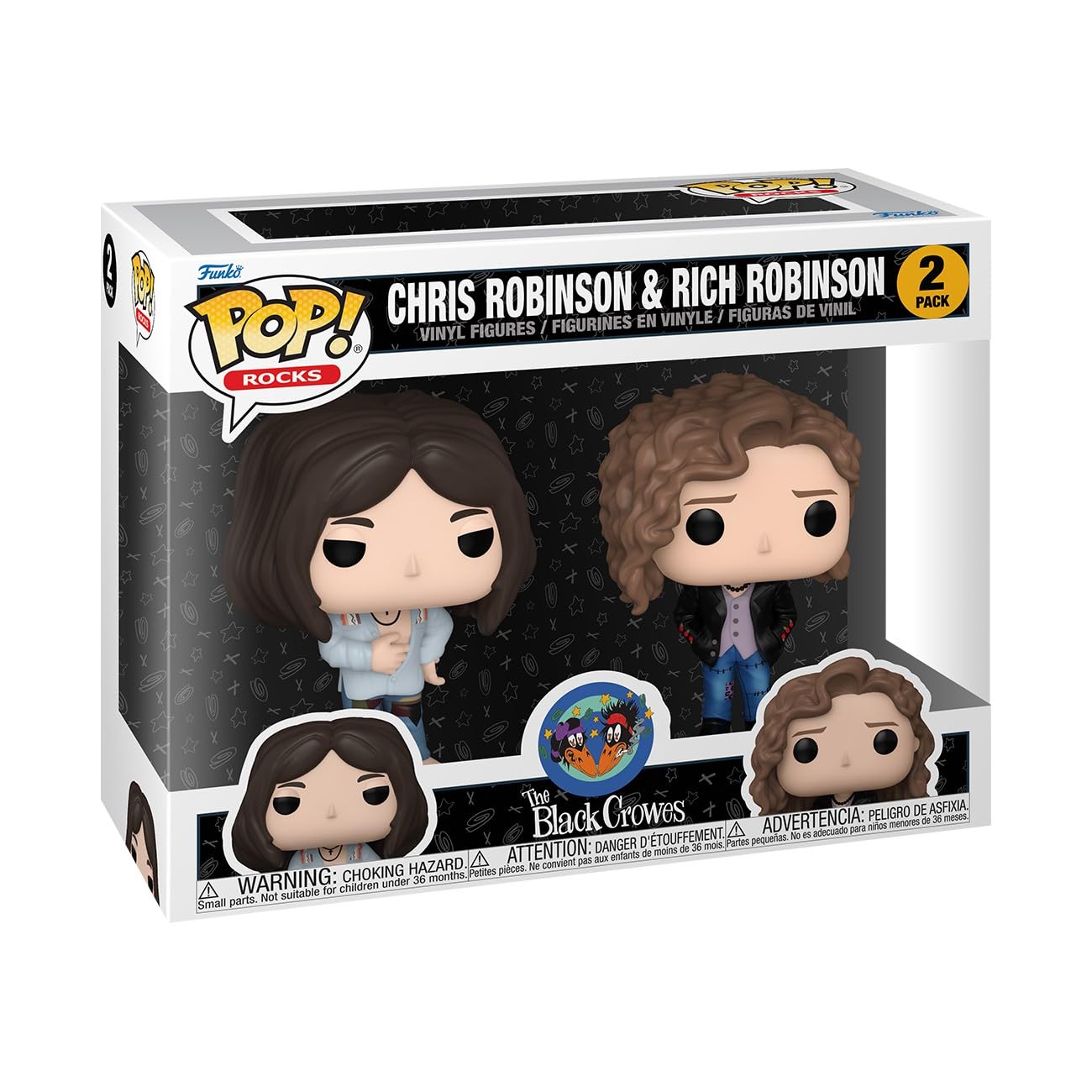 Funko POP! Rocks: the Black Crowes 2PK - Chris Robinson - Collectable Vinyl Figure - Gift Idea - Official Merchandise - Toys for Kids & Adults - Music Fans - Model Figure for Collectors and Display