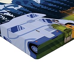 Ambesonne RV Fitted Sheet, Outdoors Activity Themed