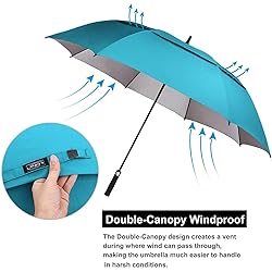 G4Free 62 inch Extra Large Windproof Golf Umbrella