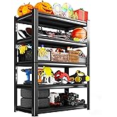 LBVSKK 72" H Garage Storage Shelves 5-Tier,Garage Storage System Shelves Adjustable 2000LBS,Storage Shelving for Basement,Pantry,Kitchen,Warehouse,72" H x 35.55" W x 16" D