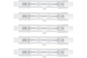 R7S Halogen Bulb 100W 78mm 120V Dimmable J78 T3 J Type Floodlight Bulb for Work, Security, Landscape Lights, Floor Lamps Warm