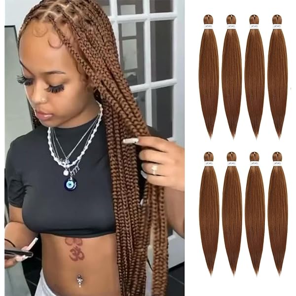 Amazon.com : ROSDINA Pre-stretched Braiding Hair - 26 Inch 8 Packs
