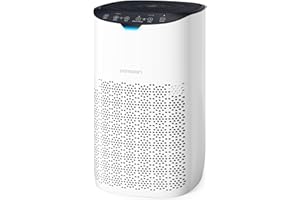 POMORON MJ003HD Air Purifiers for Home Large Room Built-in Air Quality Sensors UV-C Light H13 True HEPA Air Purifiers Filter 99.97% of Pollen Dust Smoke Lint Pet Dander Air Cleaner for Bedroom Office