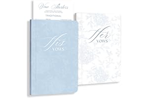 Set of 2 Vow Books His and Hers, Wedding Vow Books, Wedding Essentials, Wedding Must Have 2025, His and Hers Gifts, Wedding Gift for Bride And Groom, Toile De Jouy, Bridal Something Blue Gifts