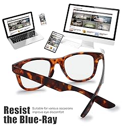 The Fresh Blue Light Blocking Glasses Square Horn