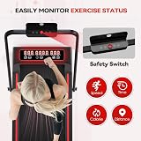 Sperax Walking Pad Treadmill 2.5HP Folding Under Desk 340LB Remote LED view 3